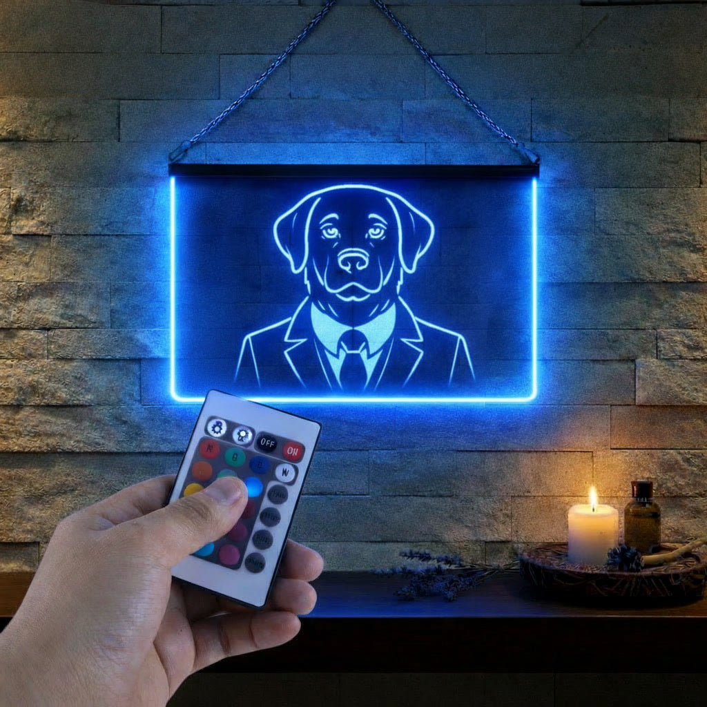 Enseigne Lumineuse Animal Labrador