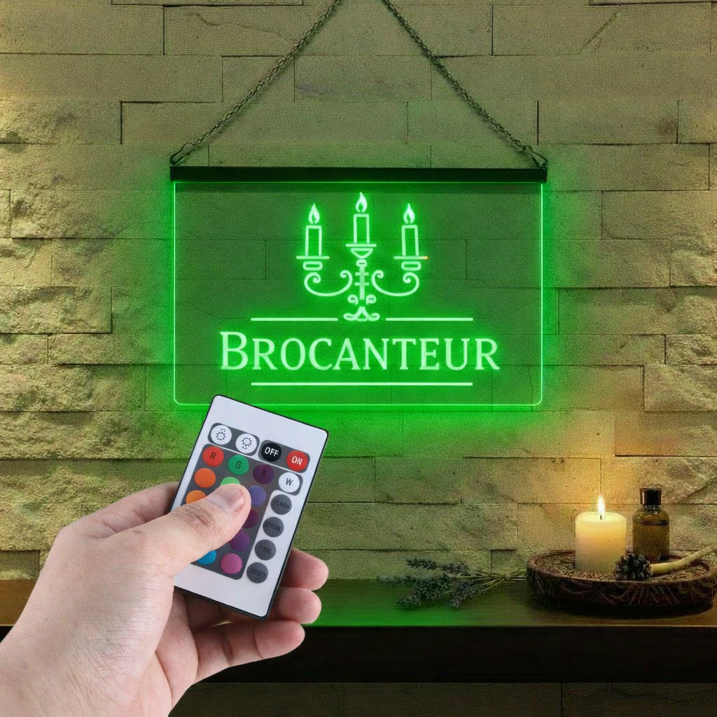 Enseigne Lumineuse Métier Brocanteur