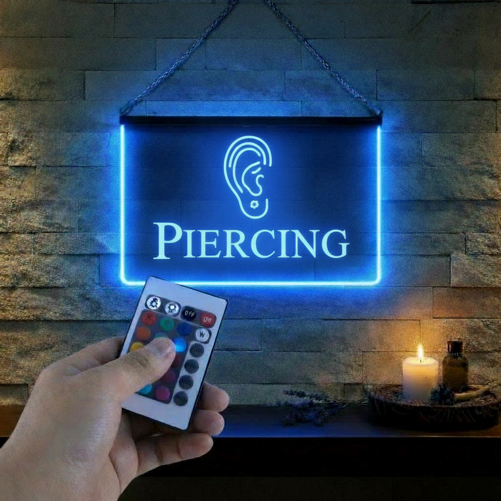 Enseigne Lumineuse Métier Piercing