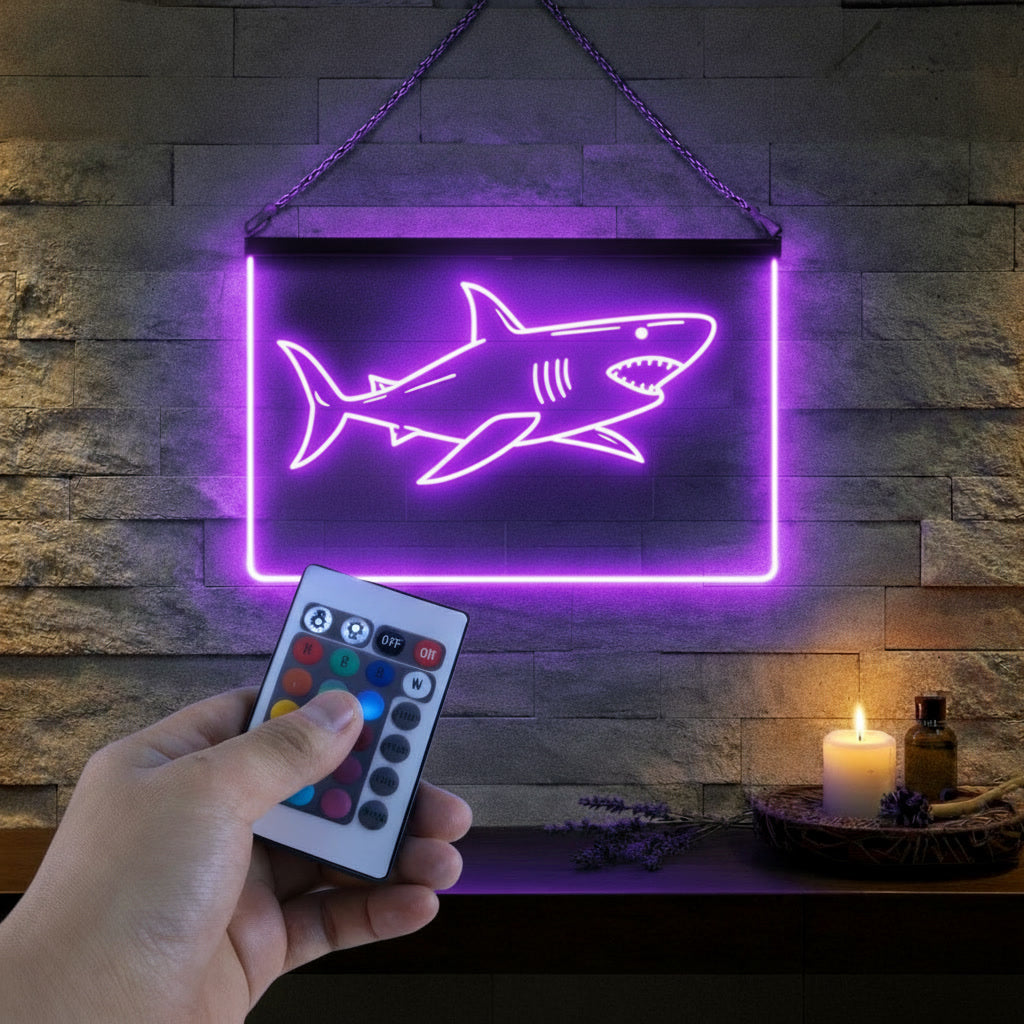 Enseigne Lumineuse Requin
