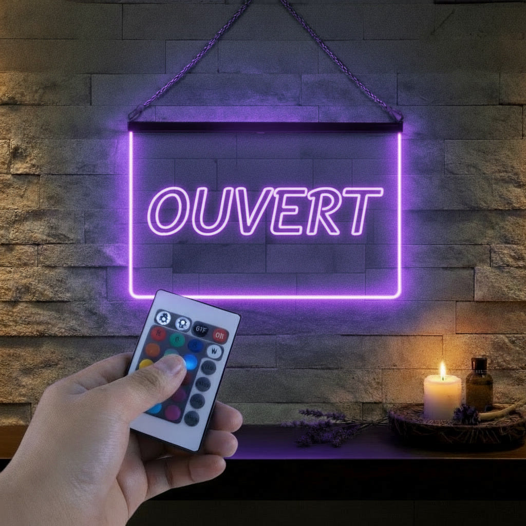 Enseigne Lumineuse Signalétique Ouvert