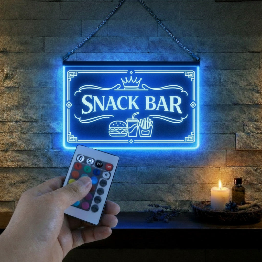Enseigne LED Snack Bar