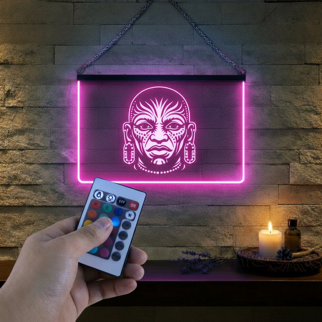 Enseigne Lumineuse Visage