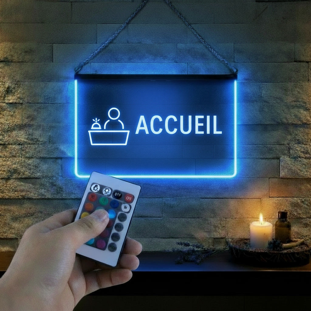 Enseigne Lumineuse Signalétique Accueil