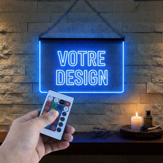 Créez votre enseigne lumineuse personnalisée à partir de votre design