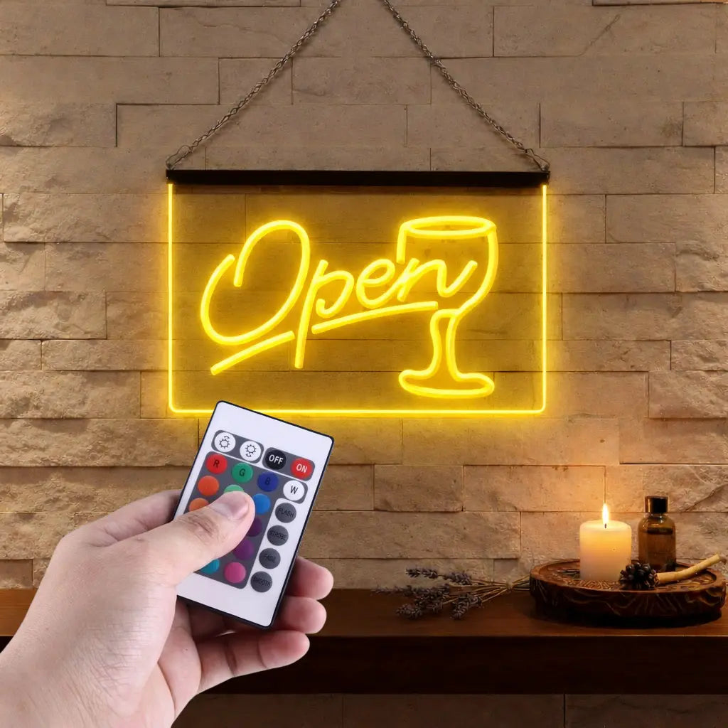 Enseigne Lumineuse Open Décoration Lumineuse