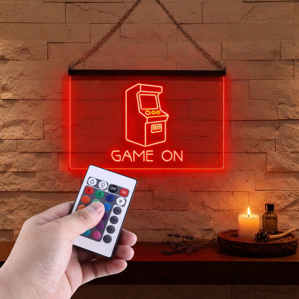 Enseigne Lumineuse Game On