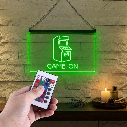 Enseigne Lumineuse Game On