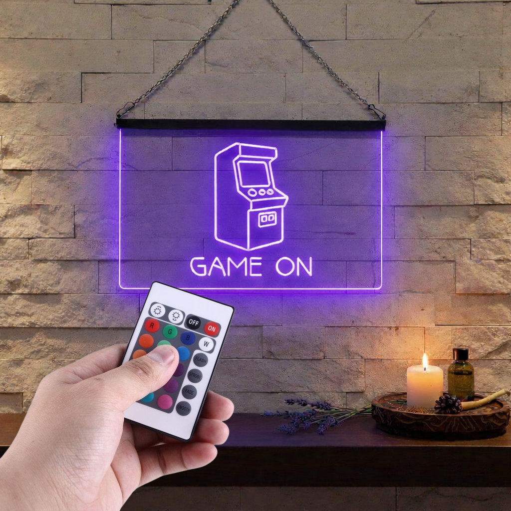 Enseigne Lumineuse Game On