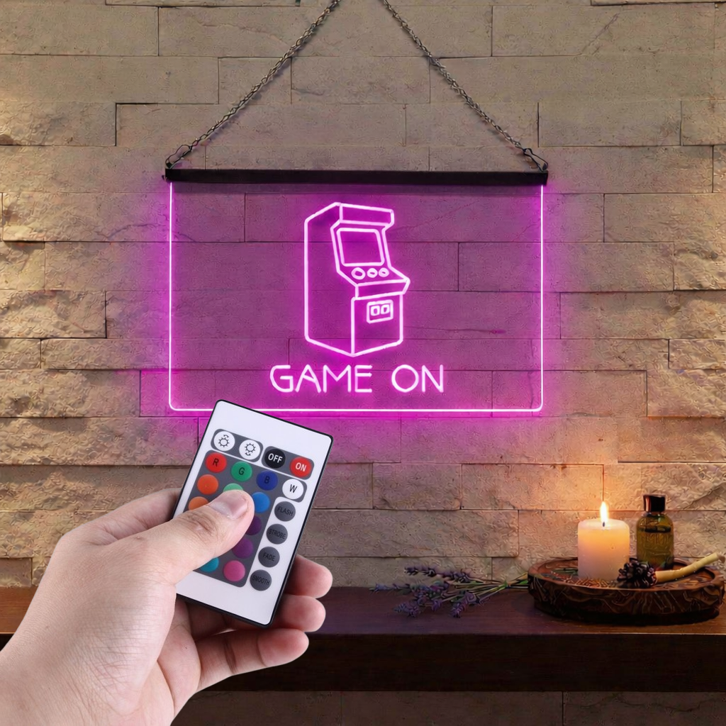 Enseigne Lumineuse Game On