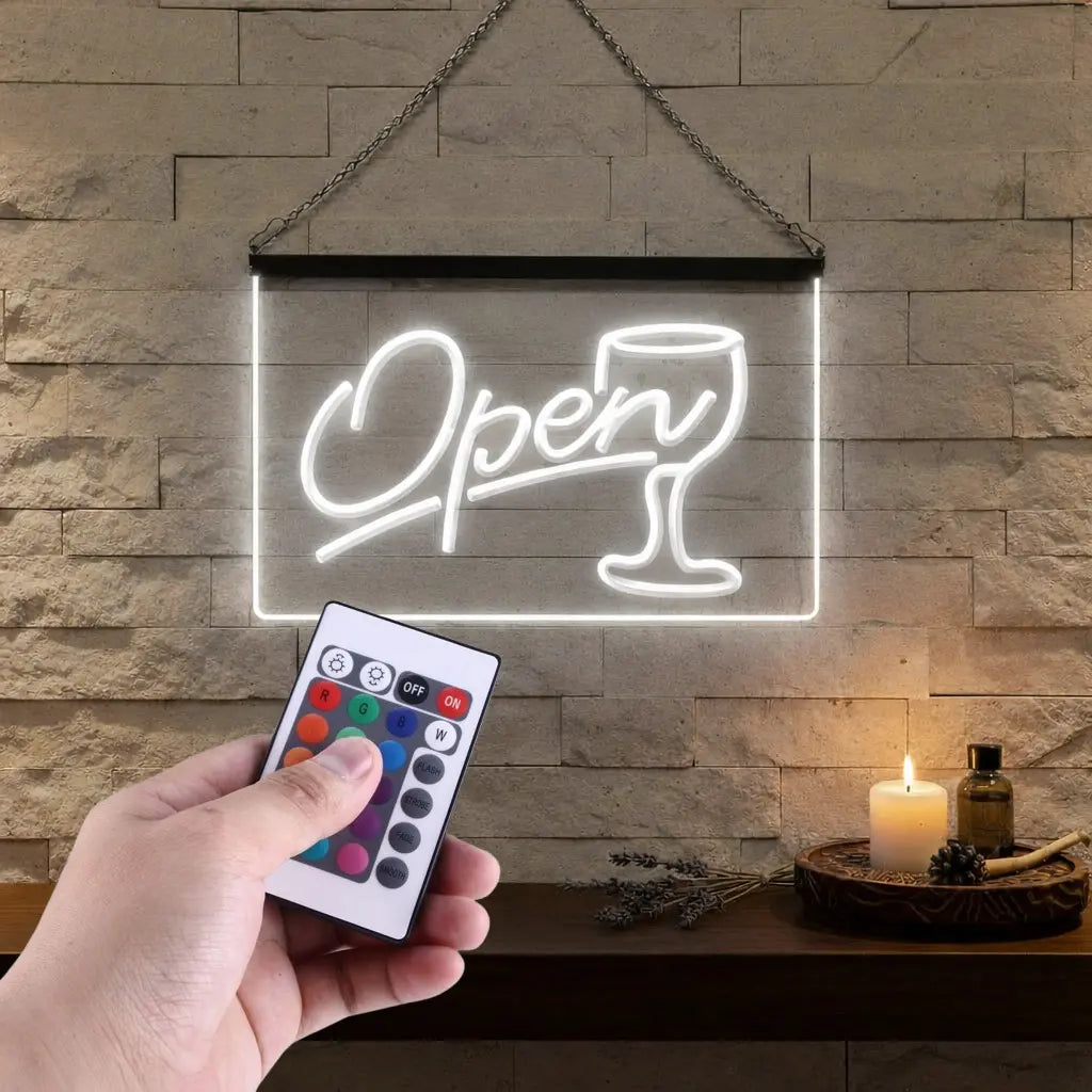 Enseigne Lumineuse Open Décoration Lumineuse