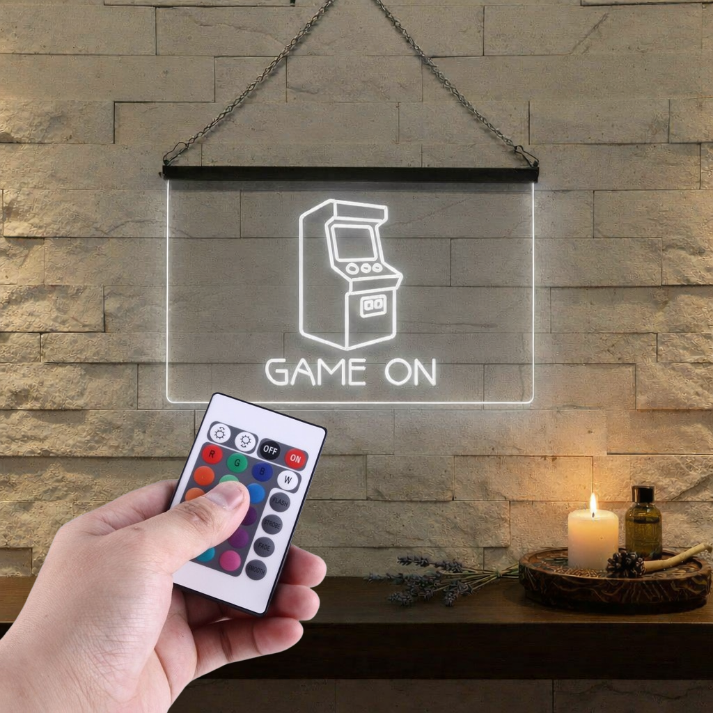 Enseigne Lumineuse Game On