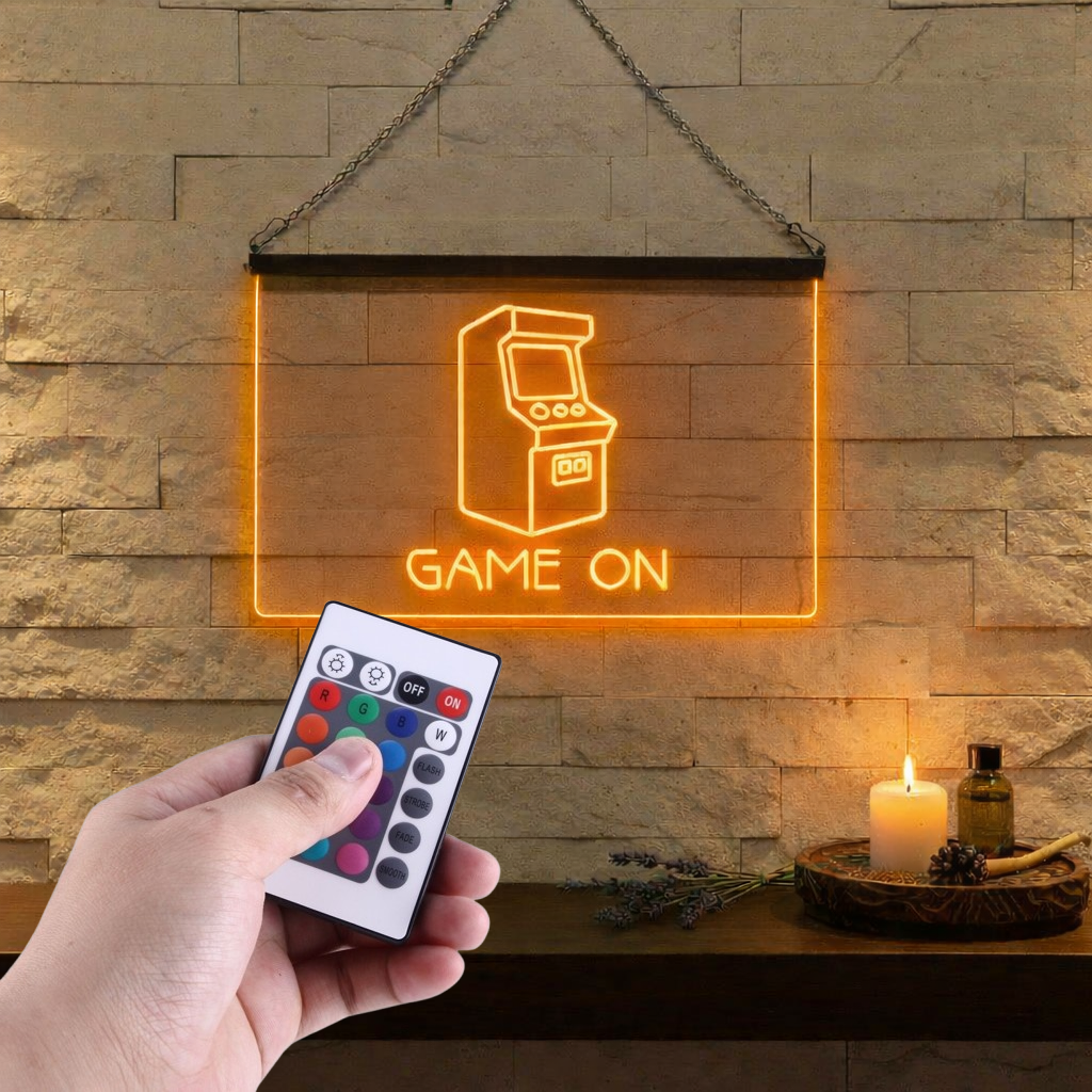 Enseigne Lumineuse Game On
