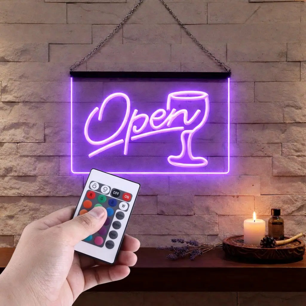 Enseigne Lumineuse Open Décoration Lumineuse