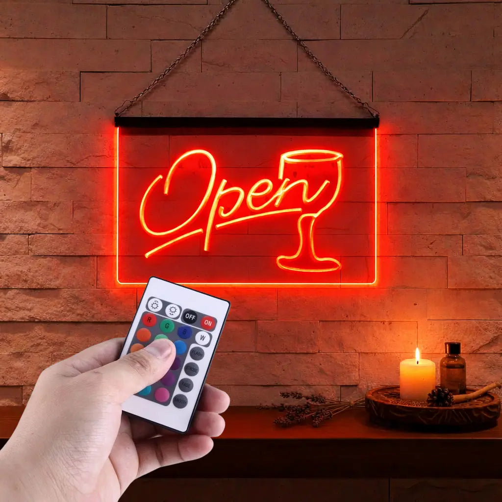 Enseigne Lumineuse Open Décoration Lumineuse