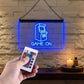Enseigne Lumineuse Game On