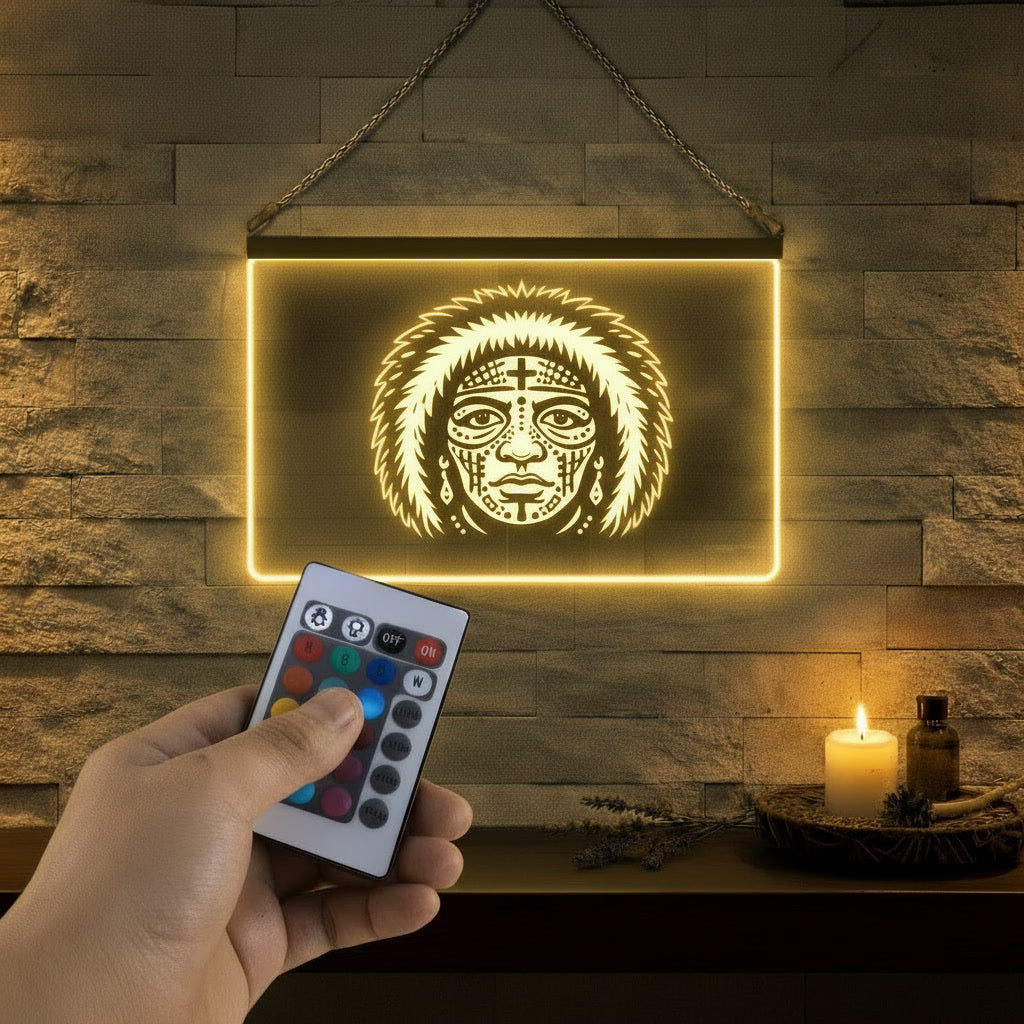 Enseigne Lumineuse Visage