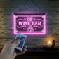 Enseigne Lumineuse LED Wine Bar