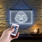 Enseigne Lumineuse Tribale Gorille