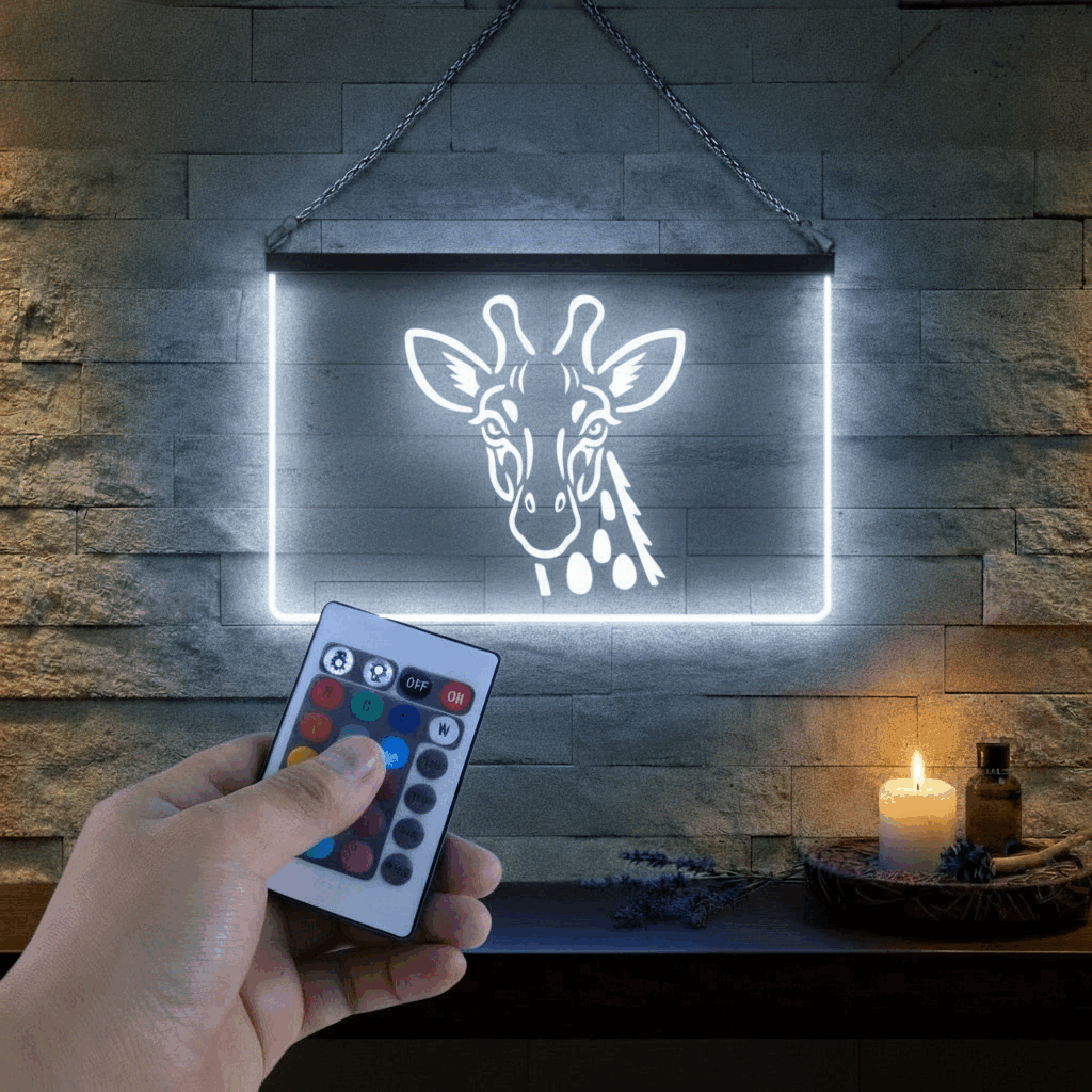 Enseigne Lumineuse Girafe