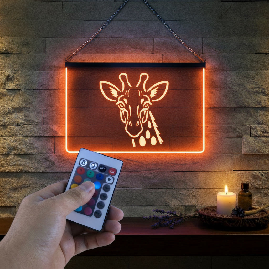 Enseigne Lumineuse Girafe