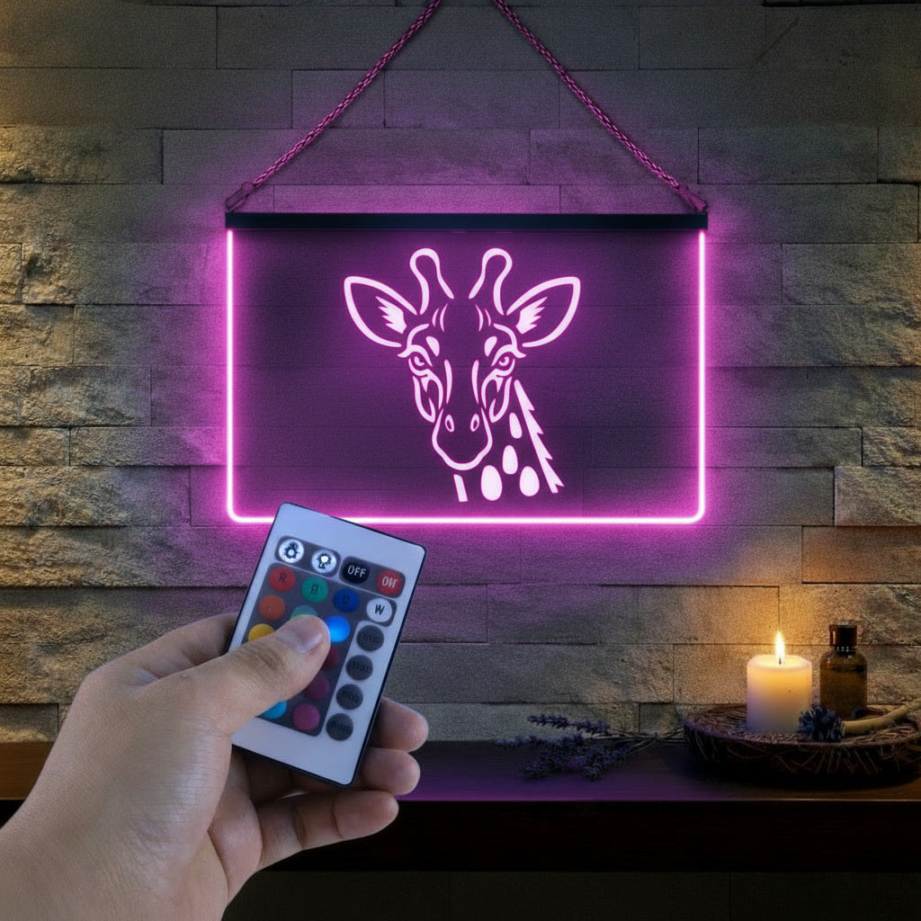 Enseigne Lumineuse Girafe