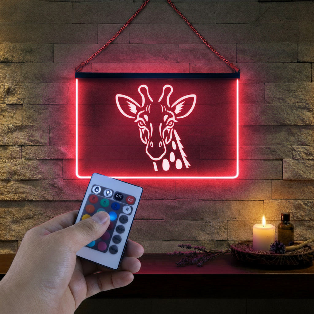 Enseigne Lumineuse Girafe