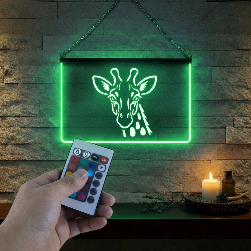 Enseigne Lumineuse Girafe