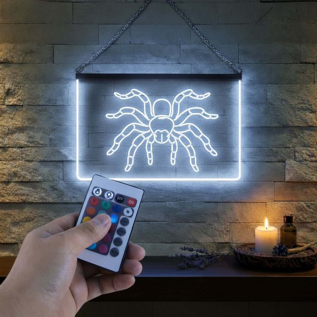 Enseigne Lumineuse Araignée