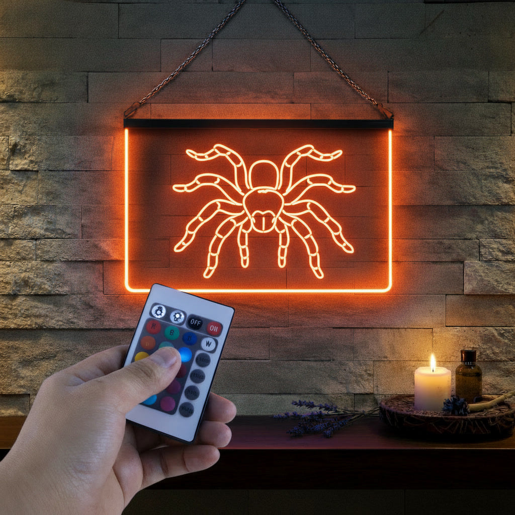 Enseigne Lumineuse Araignée