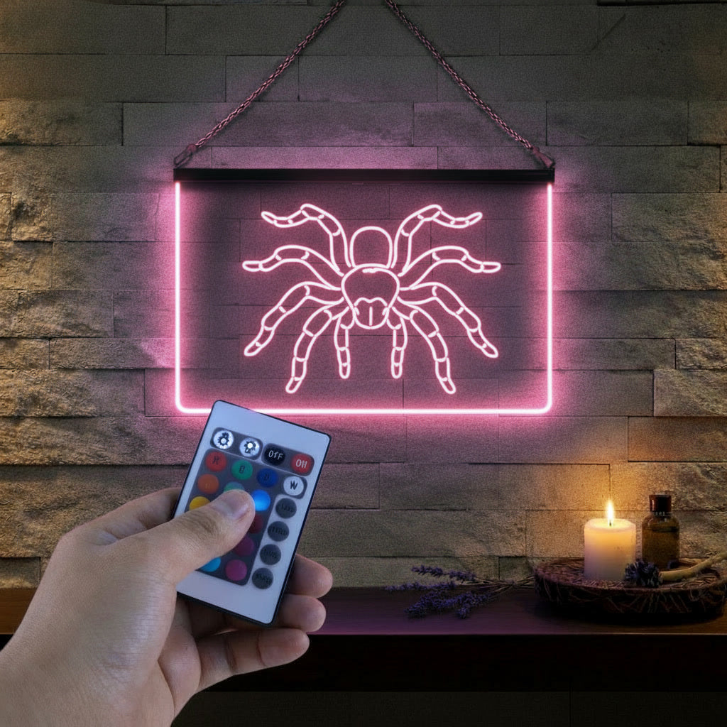 Enseigne Lumineuse Araignée