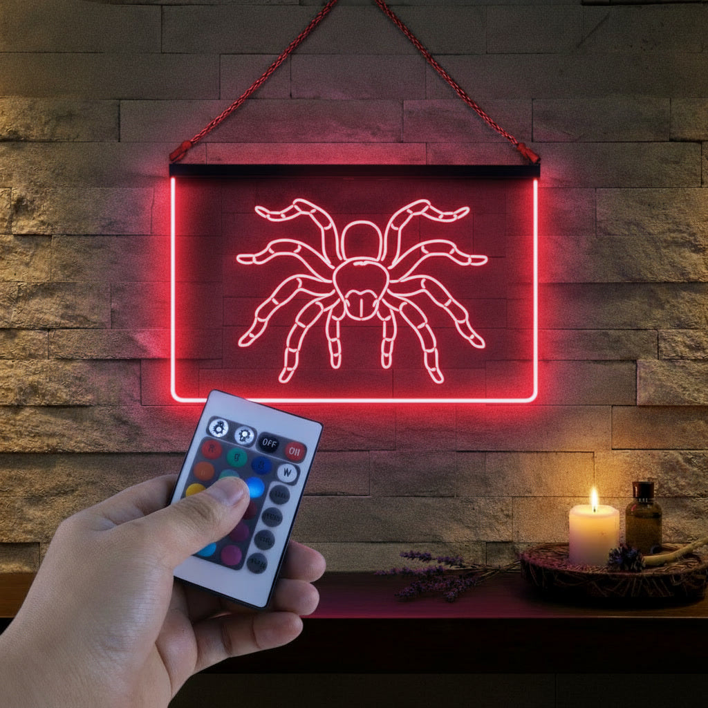 Enseigne Lumineuse Araignée