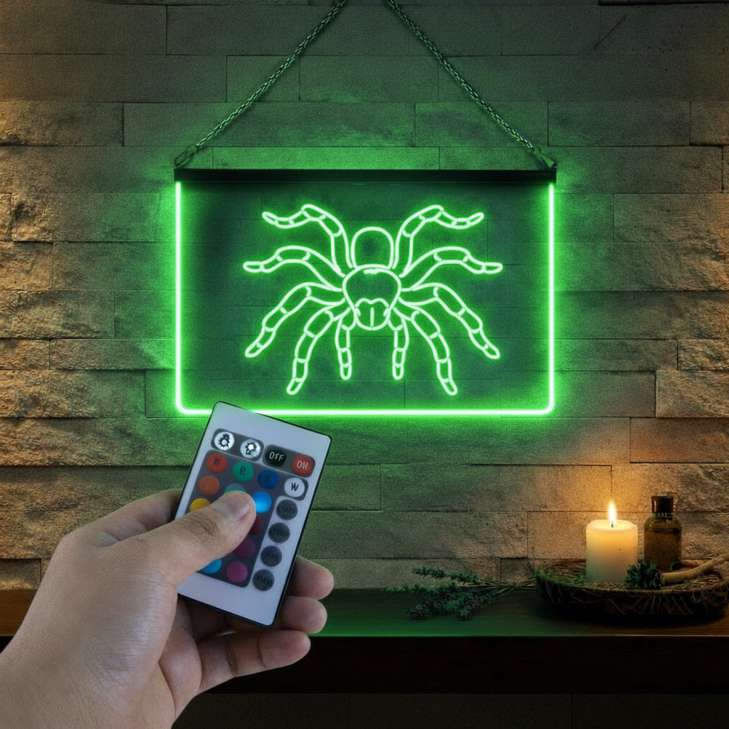 Enseigne Lumineuse Araignée