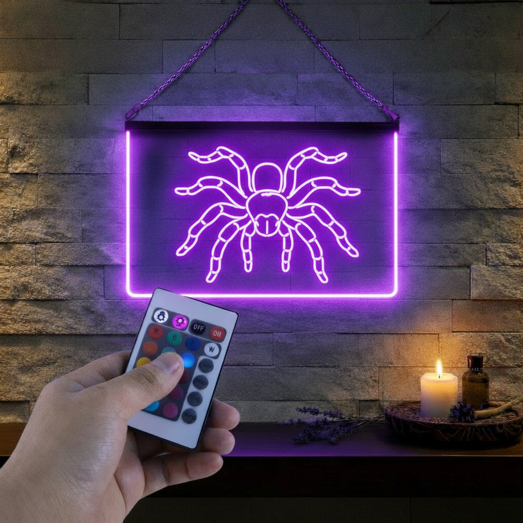 Enseigne Lumineuse Araignée