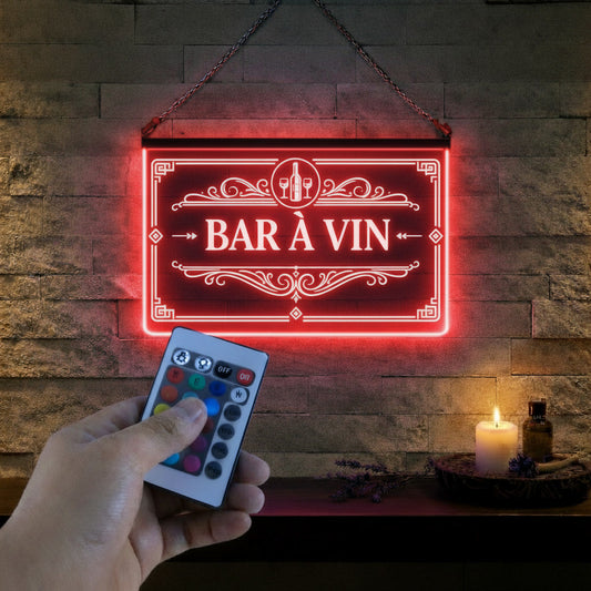 Enseigne Lumineuse Bar à vin