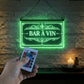 Enseigne Lumineuse Bar à vin