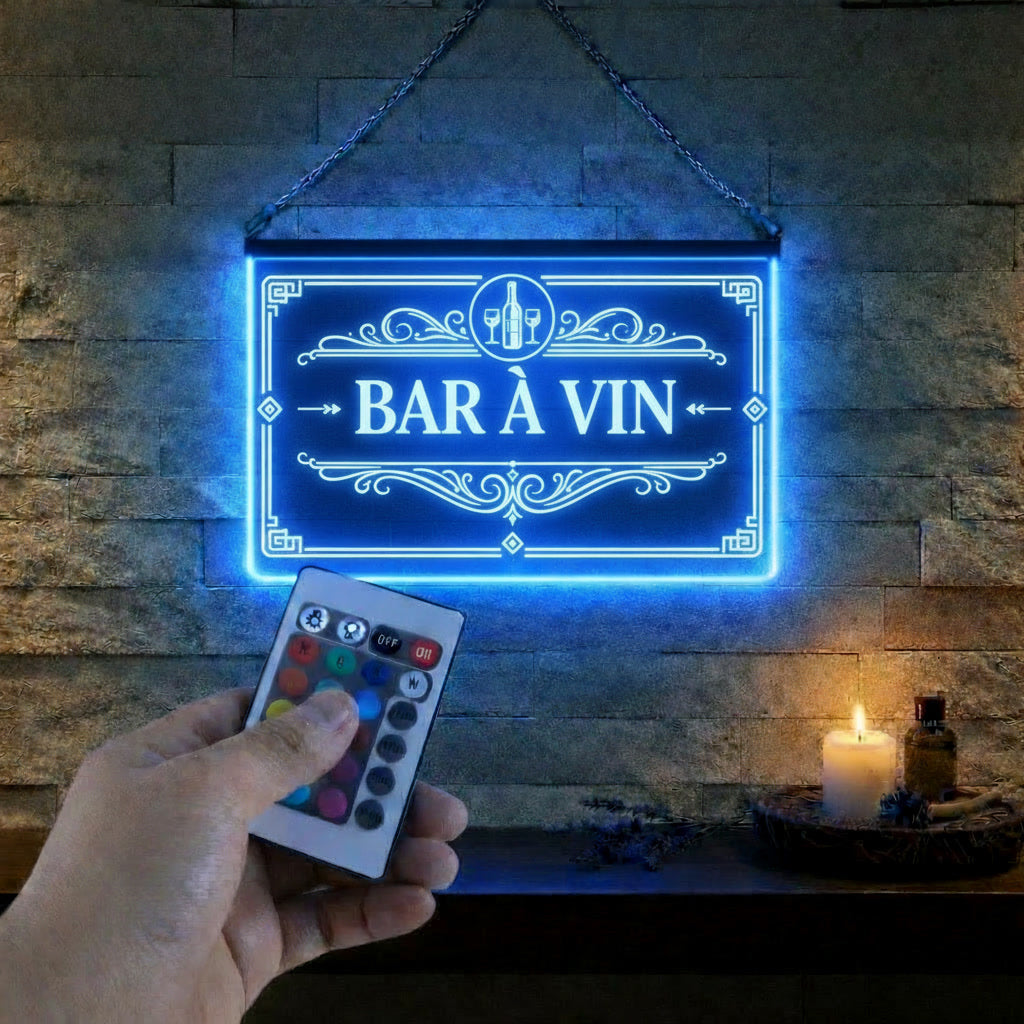 Enseigne Lumineuse Bar à vin