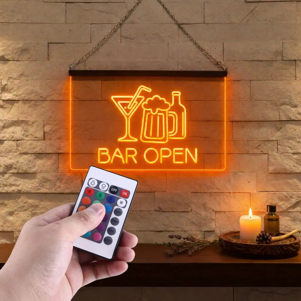 Enseigne Lumineuse Bar Open