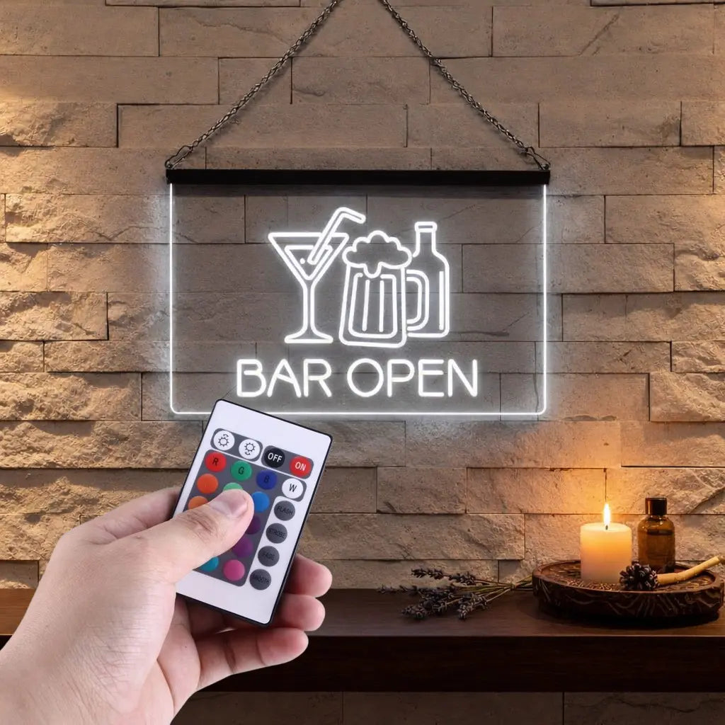 Enseigne Lumineuse Bar Open