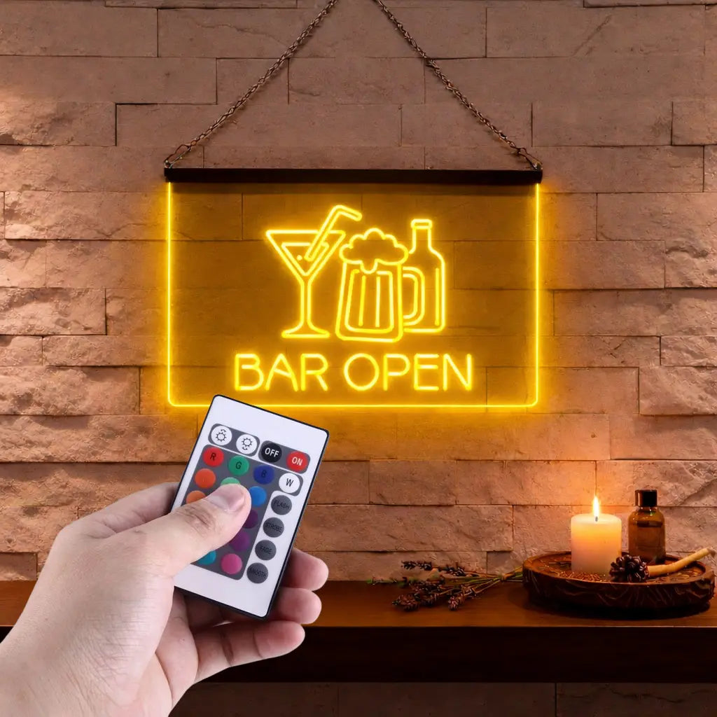 Enseigne Lumineuse Bar Open