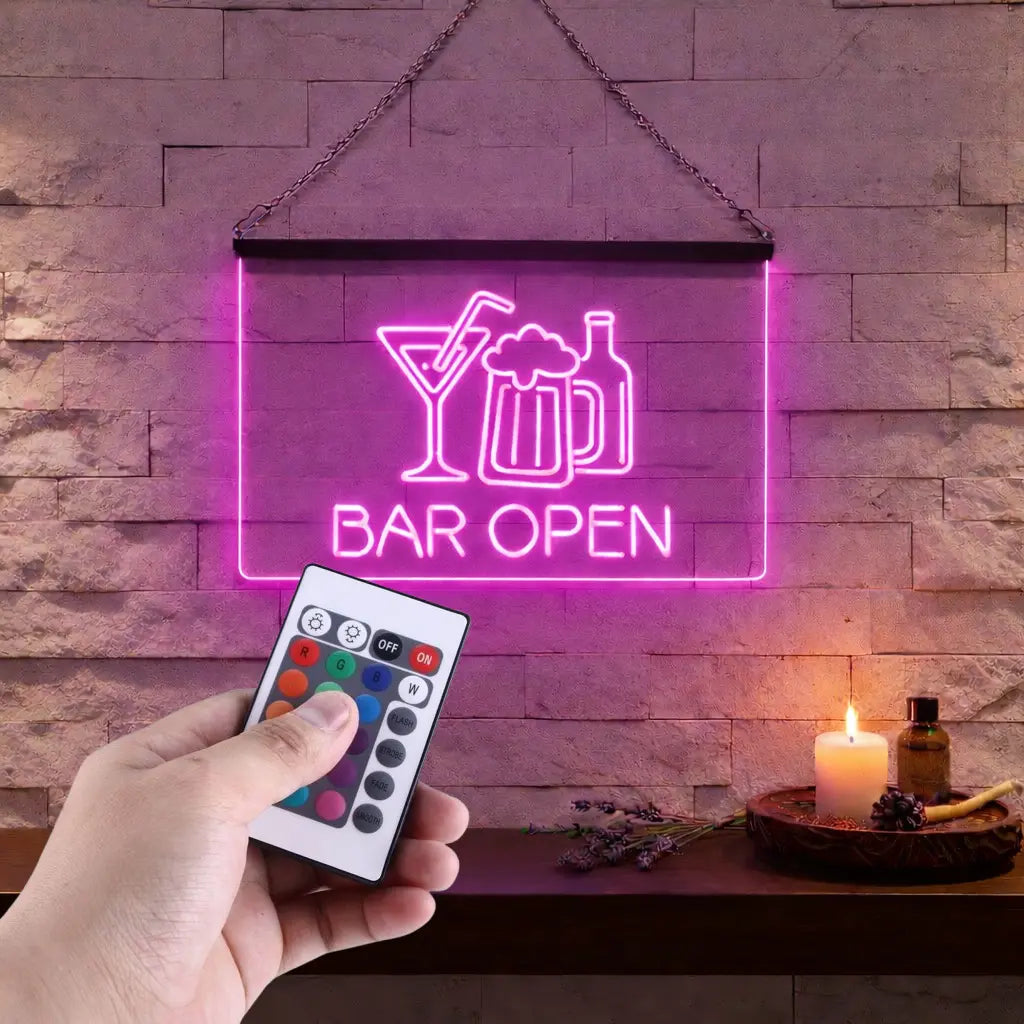 Enseigne Lumineuse Bar Open
