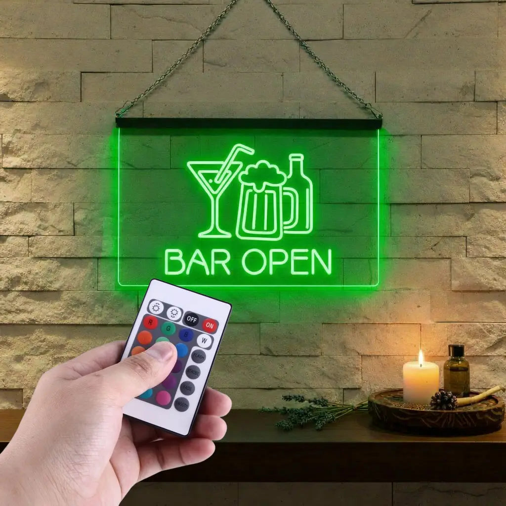 Enseigne Lumineuse Bar Open