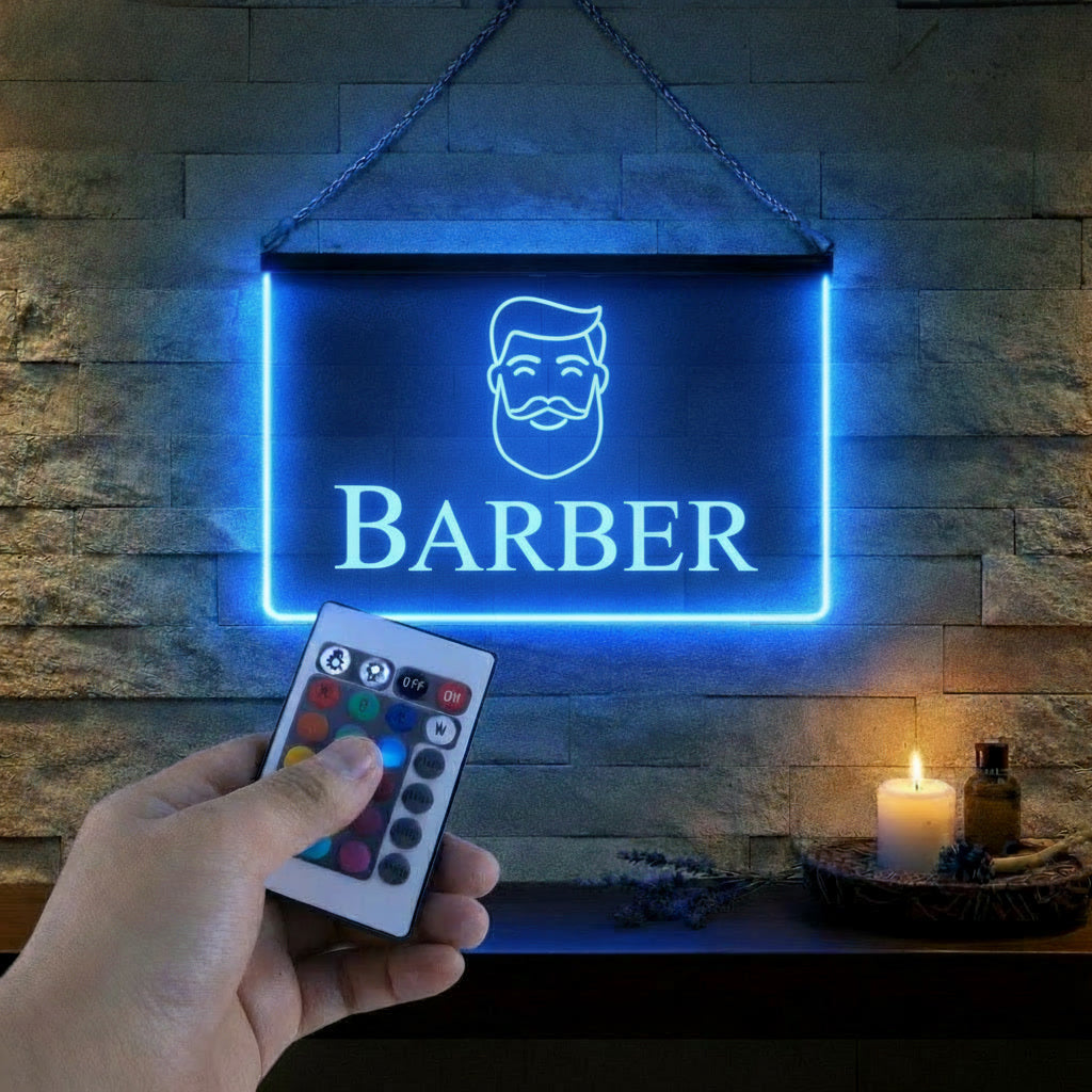 Enseigne Lumineuse Métier Barber