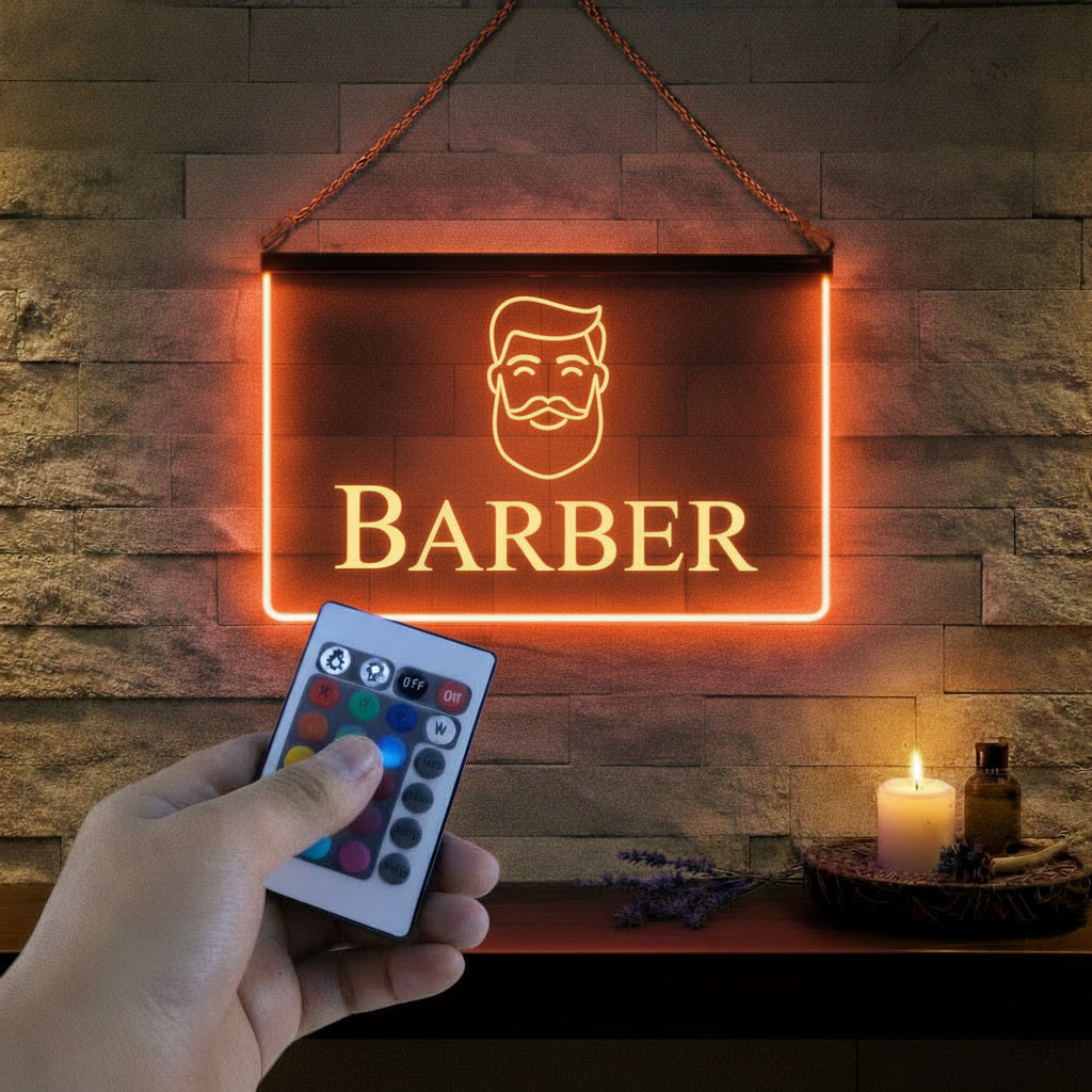 Enseigne Lumineuse Métier Barber