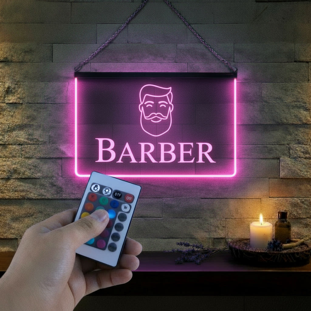 Enseigne Lumineuse Métier Barber