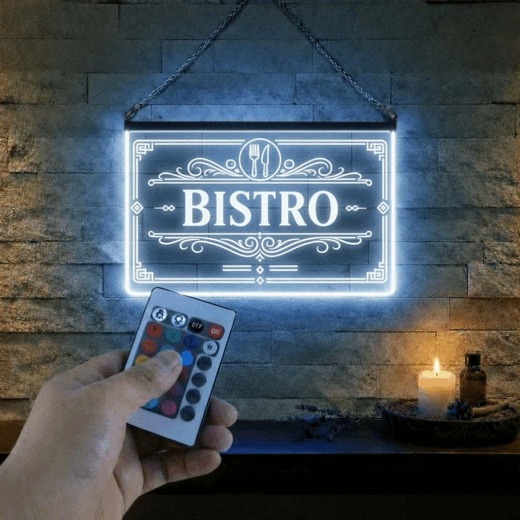 Enseigne Lumineuse Bar Restaurant Bistro