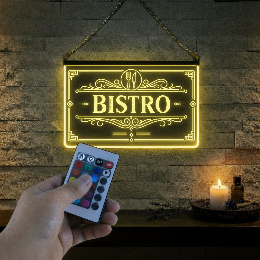 Enseigne Lumineuse Bar Restaurant Bistro