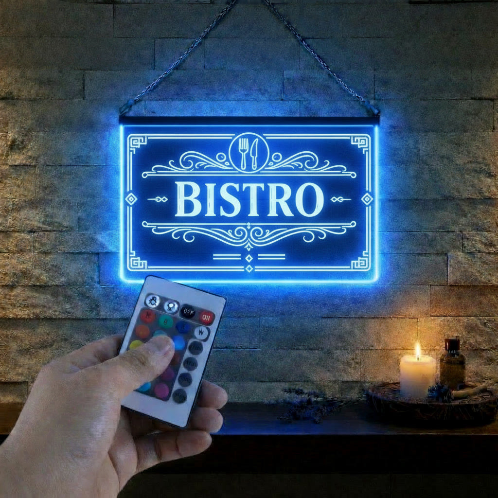 Enseigne Lumineuse Bar Restaurant Bistro