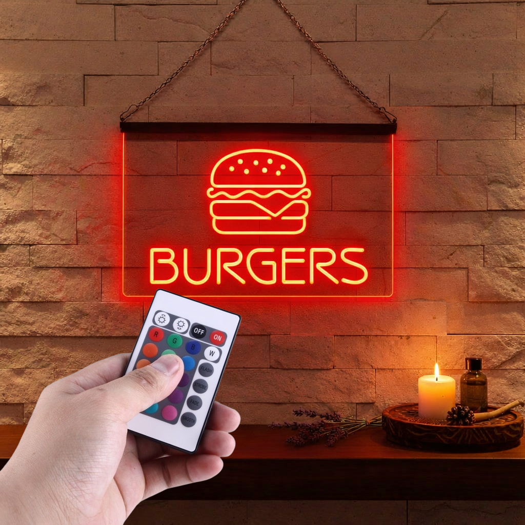 Enseigne Lumineuse Restaurant Burgers