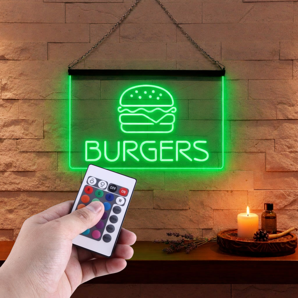 Enseigne Lumineuse Restaurant Burgers
